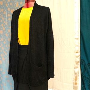 Talula long woven cardigan